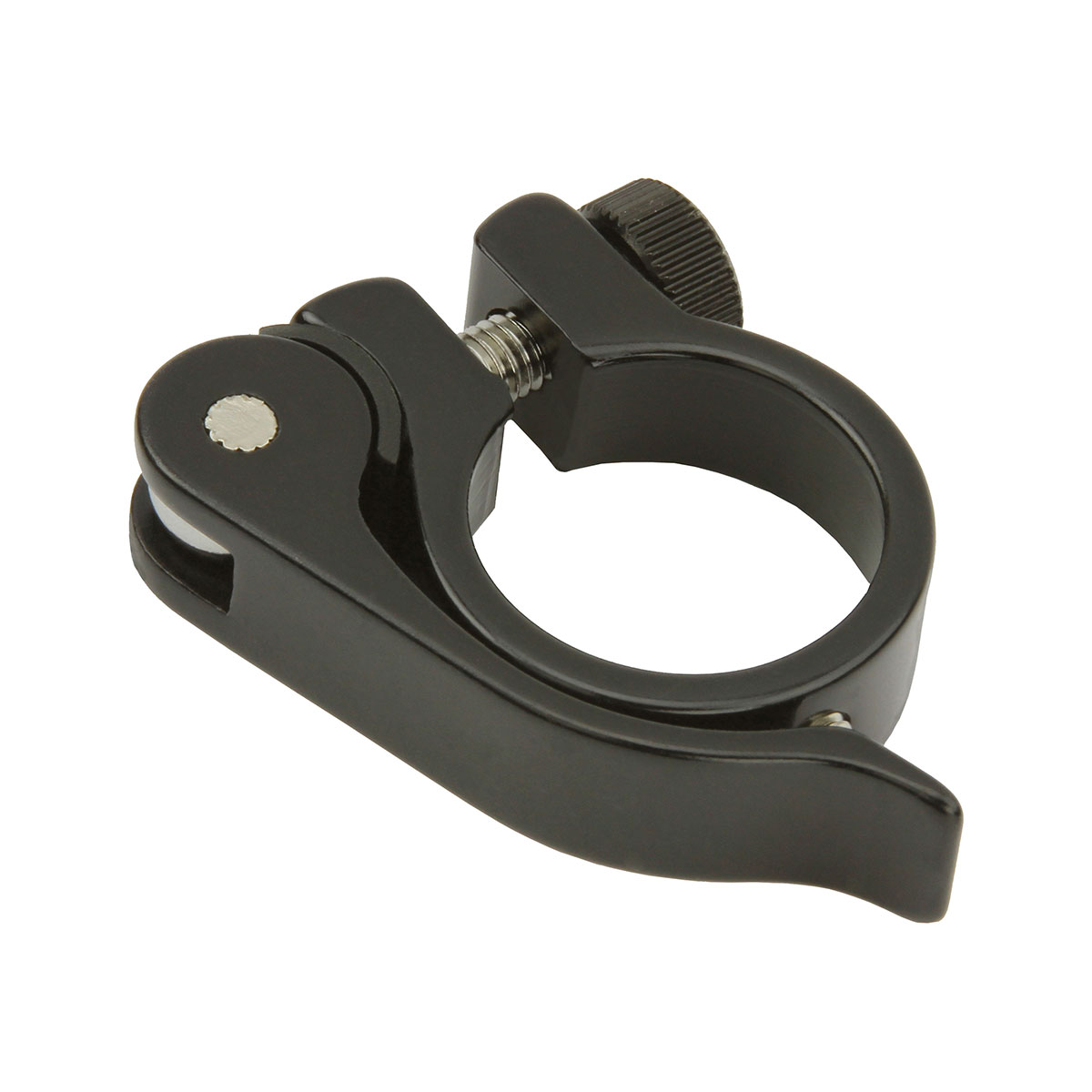 Alloy Seatpost Clamp Outer Diameter 28.6mm W/QR Black.